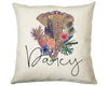 Personalised Elephant Cushion Gift Printed Name Design - Cushion Throw Pillow Gift For Mum Dad Friend Bedroom Birthday Christmas Gift CS048