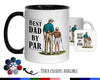 Dad Golf Gift Mug - Ceramic Coffee Tea Hot Chocolate Mug Golfer Gift for Golfing Lovers - Golf Cart Design Gift Idea for Golfing Dad MG0916