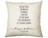 Personalised 15th Anniversary Cotton Gift Cushion Fifteen Years Custom Design Gift Valentines Present - Wedding Cushion Pillow Gift CS554