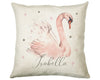 Personalised Swan Cushion Gift Printed Name Design - Pillow Gift For Girls Boys Nursery Bedroom Decor Birthday Gift CS255