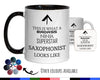 This Is What A Badass Saxophonist Looks Like 11oz Coffee Mug Tea Gift Idea For Saxophone Player Musician Brass Instrument Orchestra MG0766