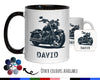 Personalised Motorbike Gift Mug - Ceramic Coffee Tea Hot Chocolate Mug Gift for Motorcycle Lovers - Secret Santa Gift for Bike Rider MG0862