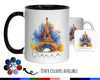 Personalised Paris Eiffel Tower Gift Mug - Ceramic Coffee Tea Hot Chocolate Mug Gift Paris City Lovers - Secret Santa Gift France MG0886
