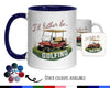 Golf Gift Mug - Ceramic Coffee Tea Hot Chocolate Mug Golfer Gift for Golfing Lovers - Golf Cart Design Secret Santa Gift Idea for Him MG0919