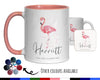 Personalised Flamingo Mug Gift - Great Gift for Animal Lovers Mug & Coaster - You Are Flamazing - Gifts for Her Watercolour Design MGZ422