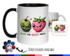 Kawaii 'Olive You Berry Much' Valentines Day Gift for Boyfriend Husband - Custom Wedding Anniversary 11oz Coffee Mug for Couples SV0022