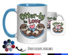 Otter Couple Valentines Day Gift for Boyfriend Husband - 'Otter-ly In Love' Custom Wedding Anniversary 11oz Coffee Mug for Couples SV0018