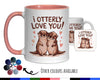 Otter Couple Valentines Day Gift for Boyfriend Husband - 'Otter-ly In Love' Custom Wedding Anniversary 11oz Coffee Mug for Couples SV0016