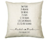 Personalised 2nd Anniversary Cotton Gift Cushion Two Years Custom Design Gift Valentines Present - Wedding Cushion Pillow Gift CS326