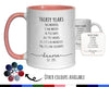 30th Birthday Gift for Her - Personalised Birthday Coffee Mug Coaster Age 30 Gift for Women Lifetime Design Daughter Sister Thirty BNE30M