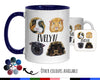 Personalised Guinea Pig Mug Gift - Great Gifts for Small Animal Lovers - Watercolour Guinea Pig Pet Design Mug & Coaster MGZ331