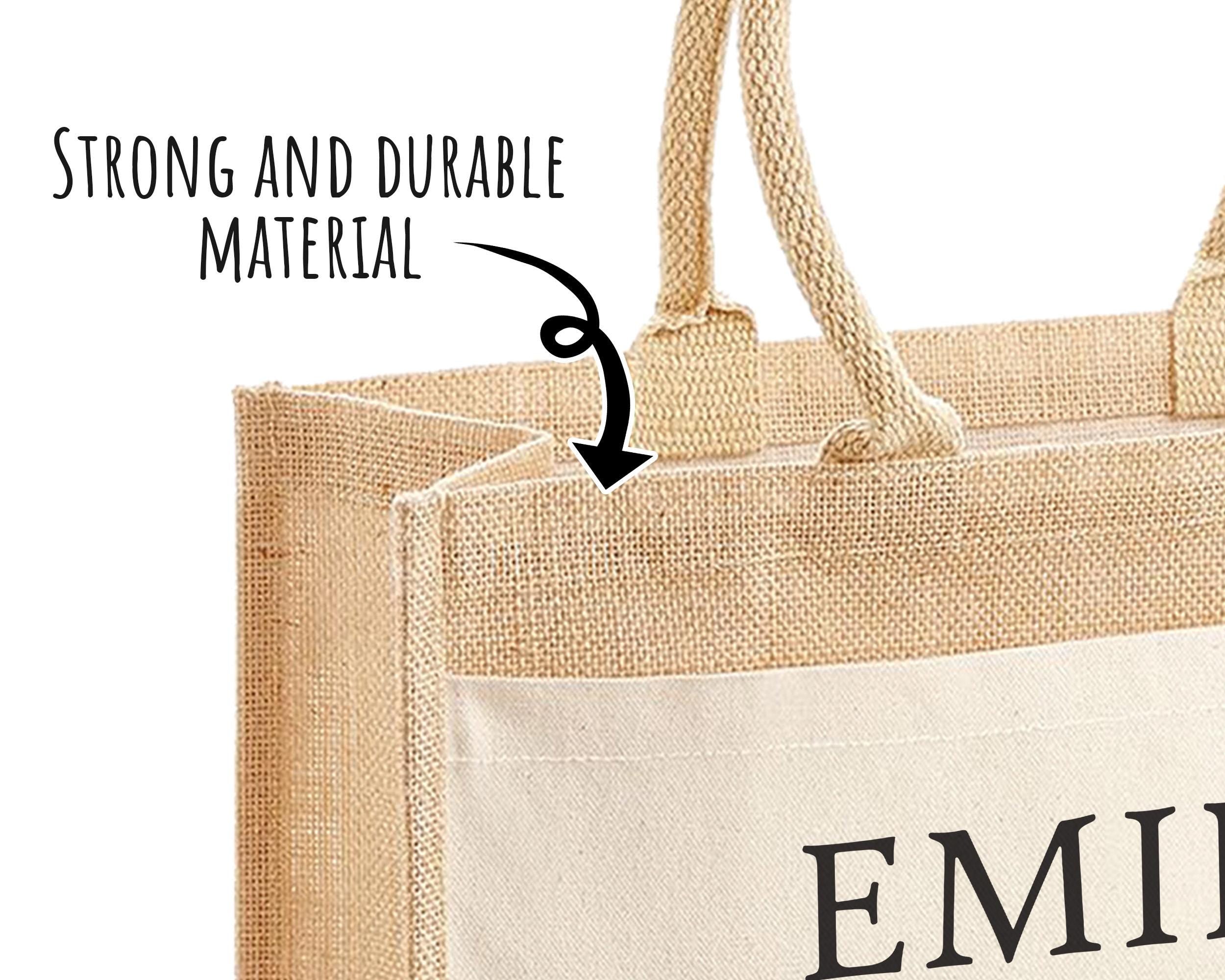21st Birthday Gift For Women Personalised Jute Bag - Gift For Her Floral Tote Bag - Twenty One 21 Wonderful Since 2005 Shopping Bag BND21T