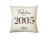 21st Birthday Gift for Women - Personalised 2005 Birthday Cushion Age 21 Gift for Her Lady Floral Design Daughter Sister Twenty One BNC21C