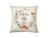 50th Birthday Gift for Women - Personalised 1976 Birthday Cushion Age 50 Gift for Her - Ladies Floral Design Mum Nan Sister Fifty BNL50C