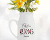 90th Birthday Gift for Women - Fabulous Since 1936 Small Personalised Flower Pot Vase 90 Gift for Her Ladies Floral Design Nan Gran BNC90