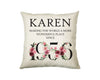 70th Birthday Gift for Women - Personalised 1956 Birthday Cushion Age 70 Gift for Her - Ladies Floral Design Mum Nan Gran Seventy BND70C