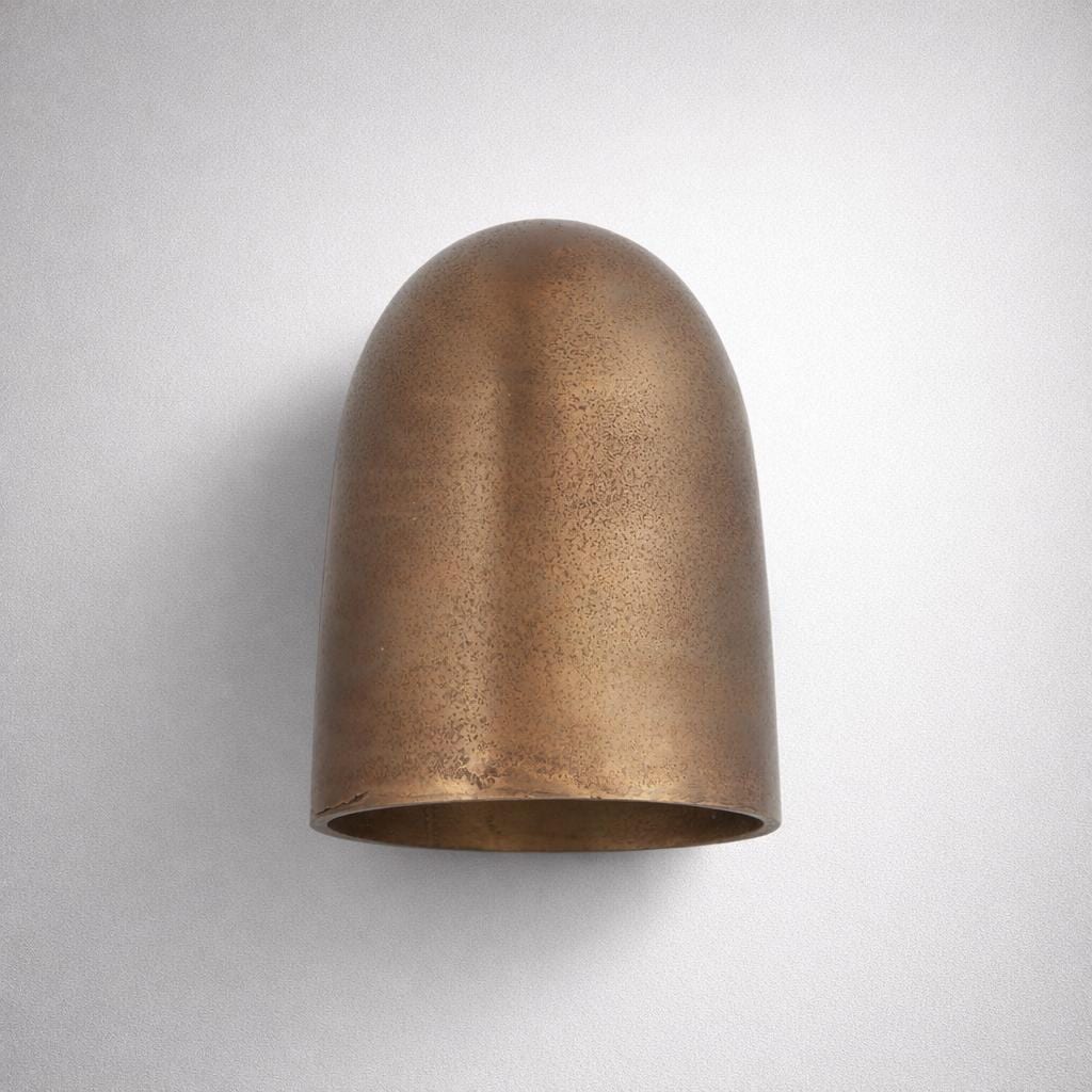 Hopton - Anitque Brass Mast Down Wall Light
