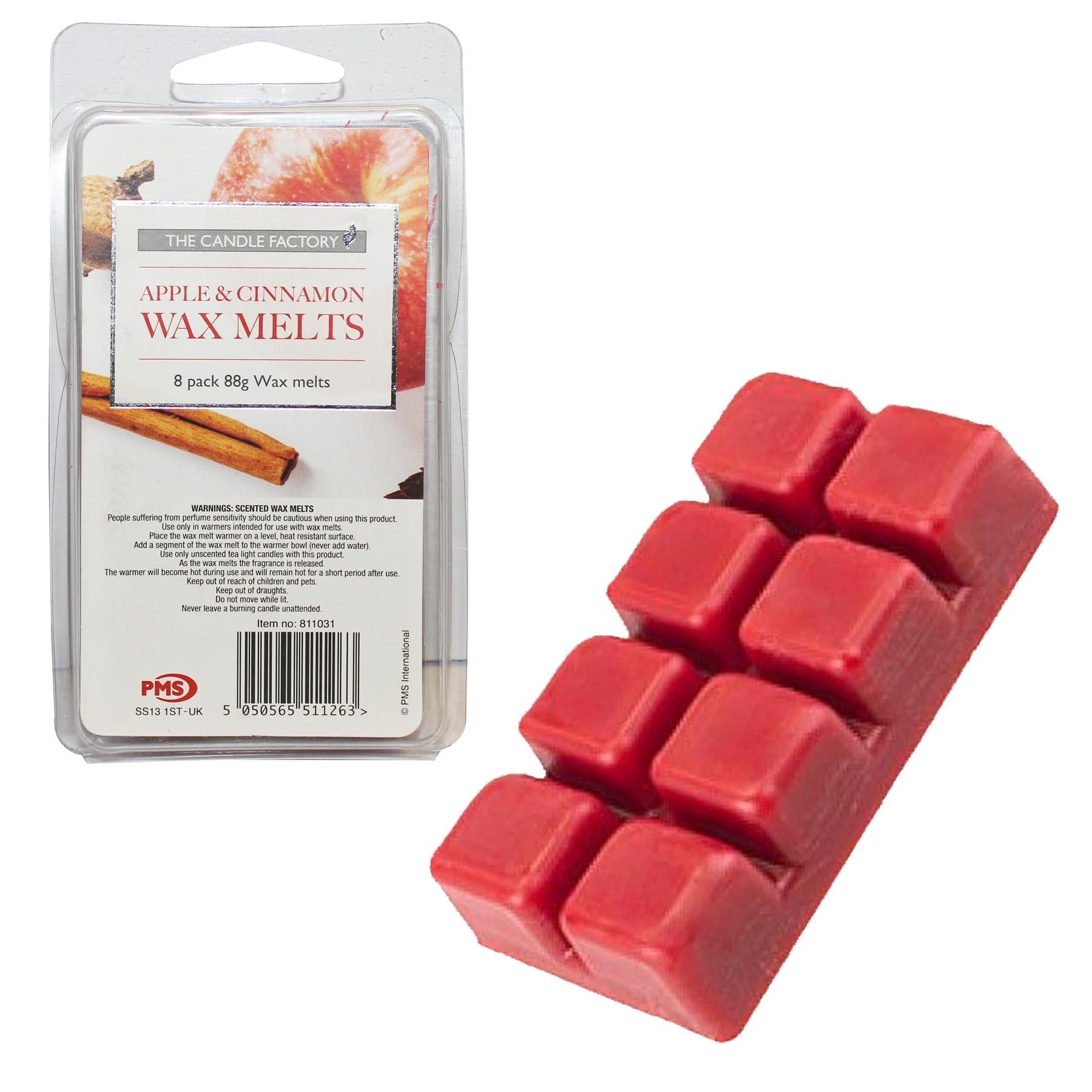 Christmas Wax Melts Pack of 8  apple  & cinamon