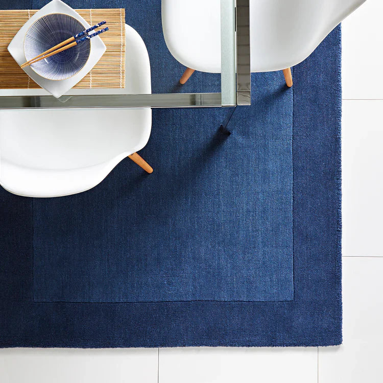 Origins Borders Rug | Navy