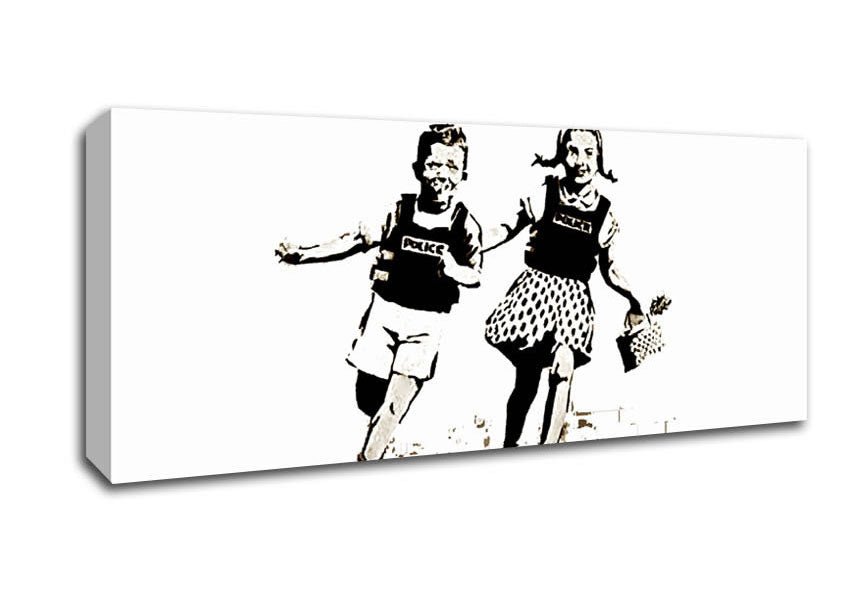 Jack And Jill White Canvas Wall Art - Zestio