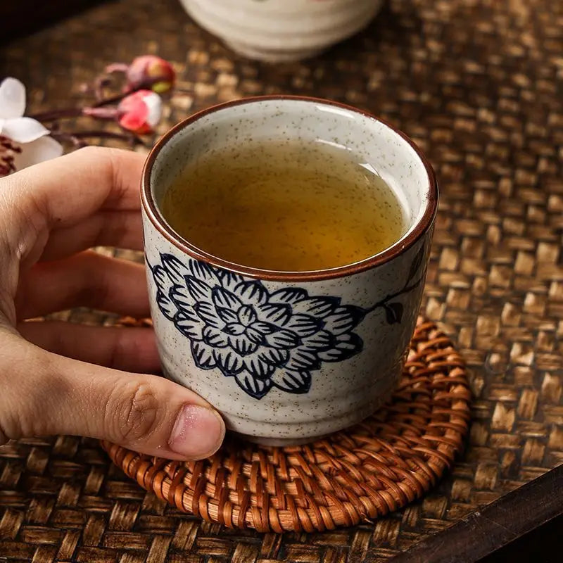 Japanese Hand-Painted Ceramic Tea Cups – 40ml / 150ml / 200ml