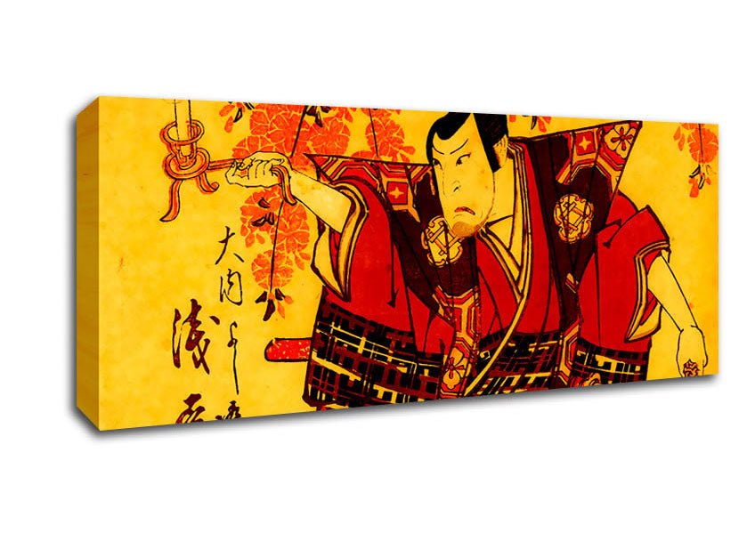 Japanese Warrior Canvas Wall Art - Zestio