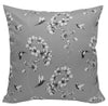 OLIVIA ROCCO Jardin Silver Waterproof Cushion Covers 17x17 Inch Indoor Outdoor Weather-Resistant Patio Garden Balcony Decor