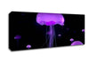 Jellyfish Lights Up The Ocean Canvas Wall Art - Zestio