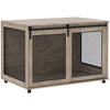 PawHut Dog Crate Furniture w/ Sliding Door, 80 x 58.5 x 63cm