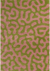 Joli Doodle Green & Pink Rug