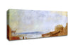 Joseph Mallord Turner Coastal Scene With Buildings Canvas Wall Art - Zestio