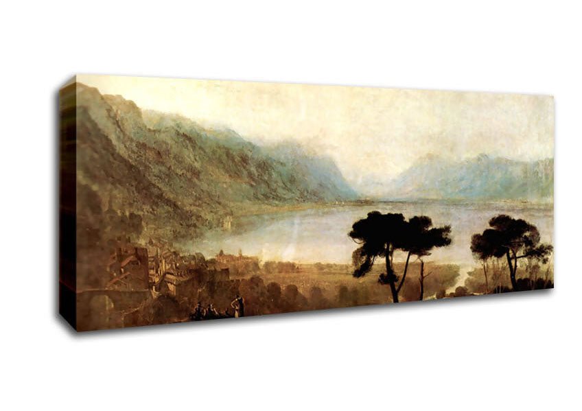 Joseph Mallord Turner Lake Geneva In Montreux Canvas Wall Art - Zestio