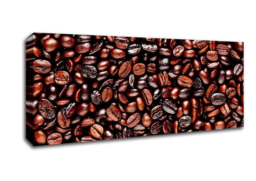 Just Coffee Beans Canvas Wall Art - Zestio