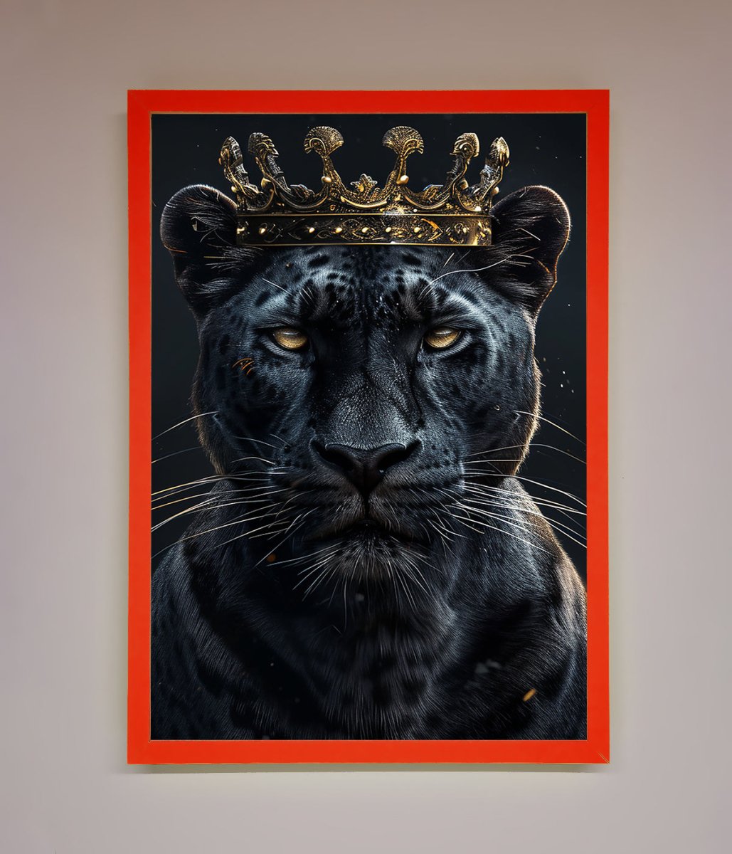 King Panther Framed Wall Art - Zestio