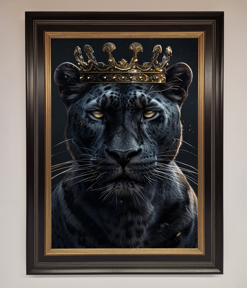 King Panther Framed Wall Art - Zestio