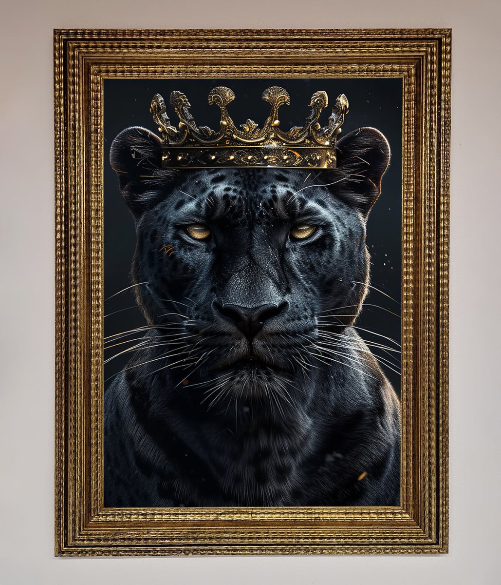 King Panther Framed Wall Art - Zestio