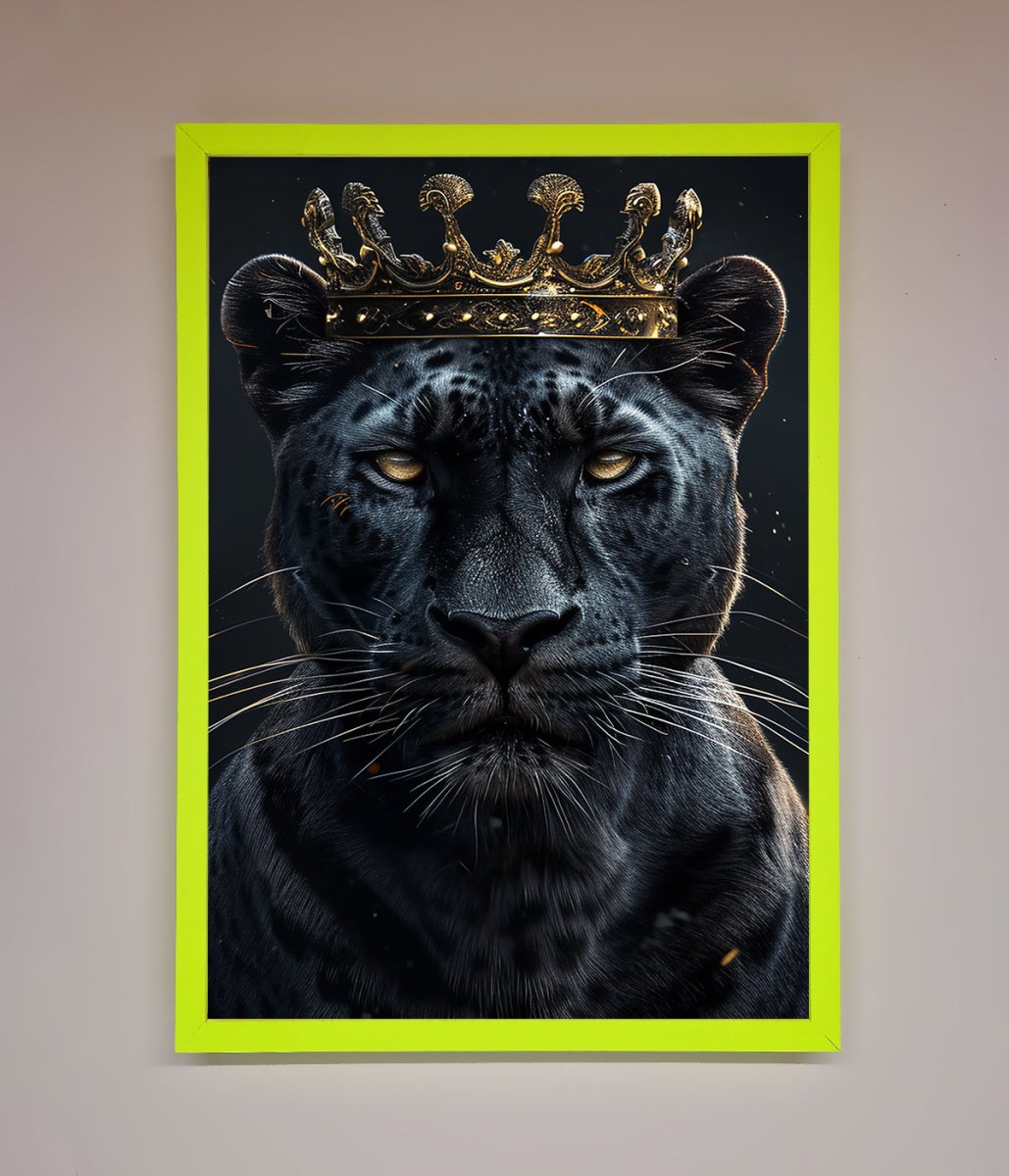 King Panther Framed Wall Art - Zestio