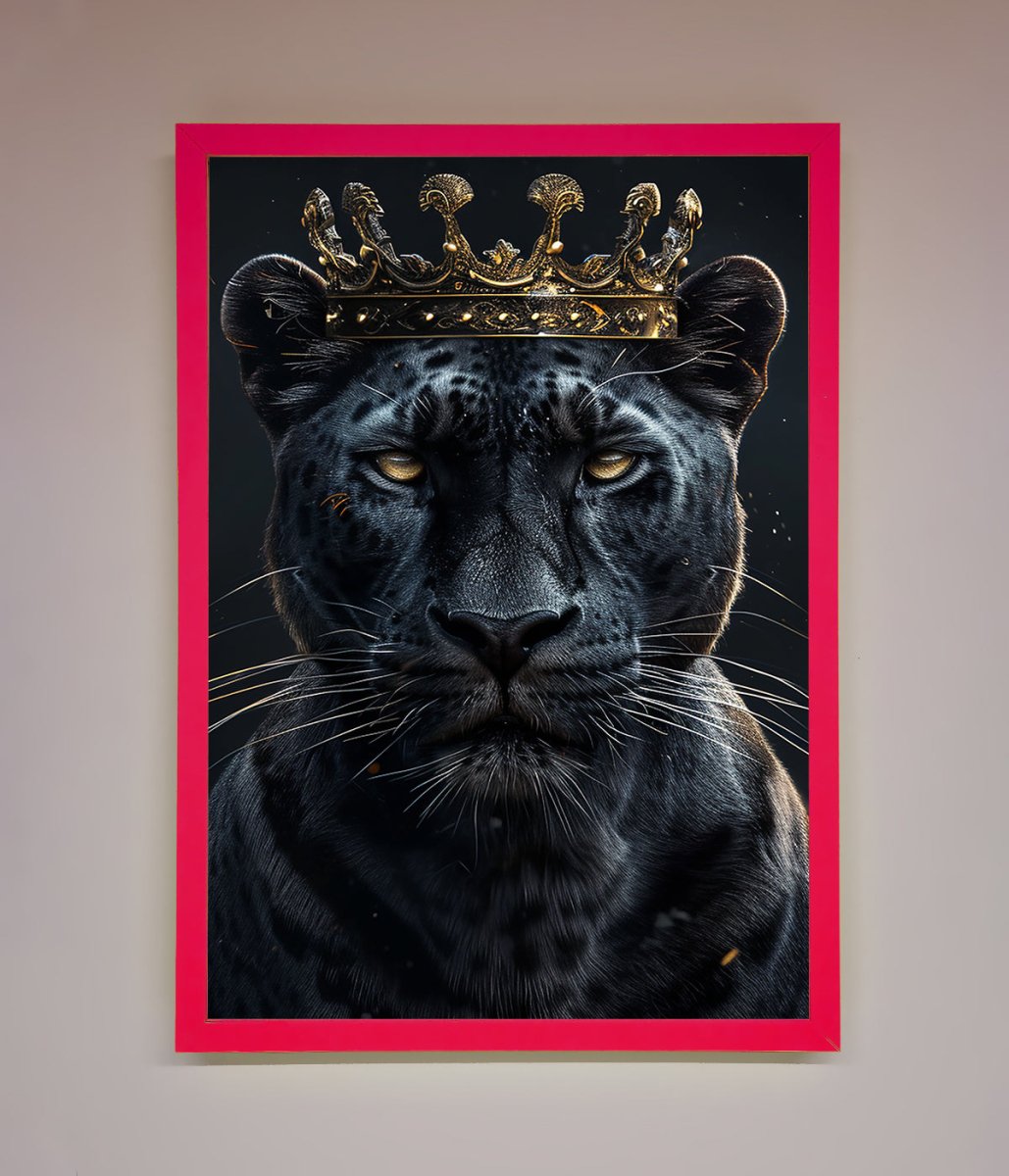 King Panther Framed Wall Art - Zestio