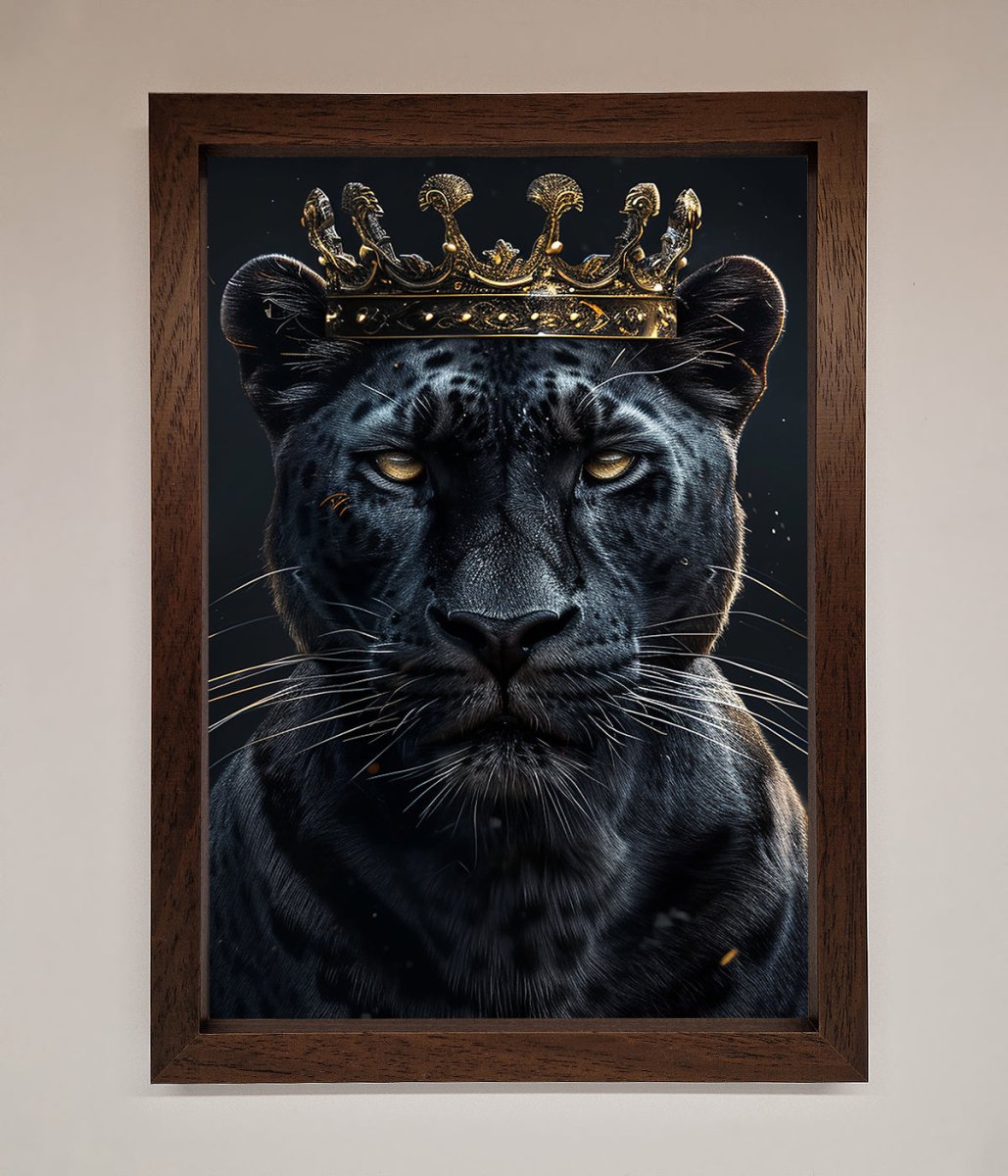 King Panther Framed Wall Art - Zestio