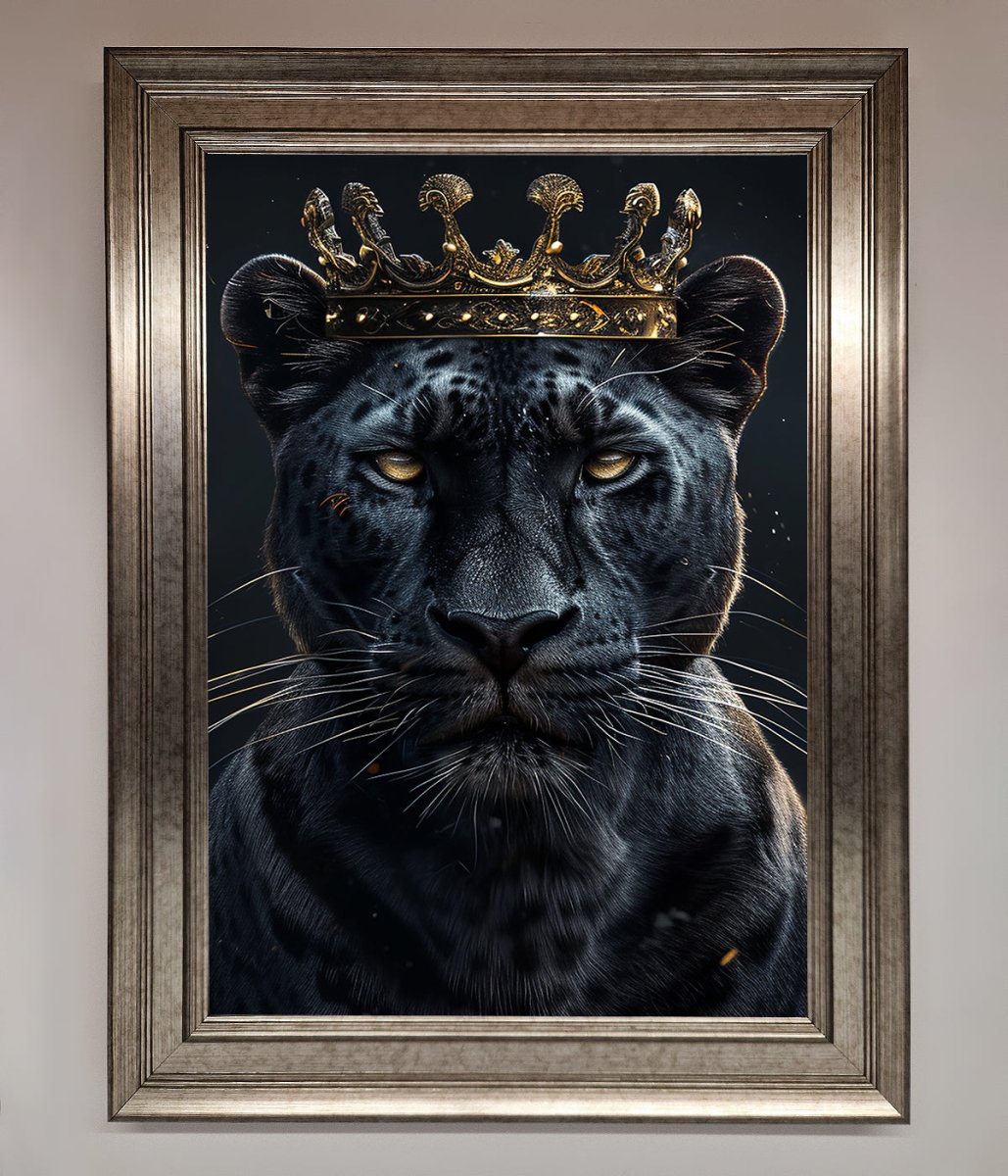 King Panther Framed Wall Art - Zestio