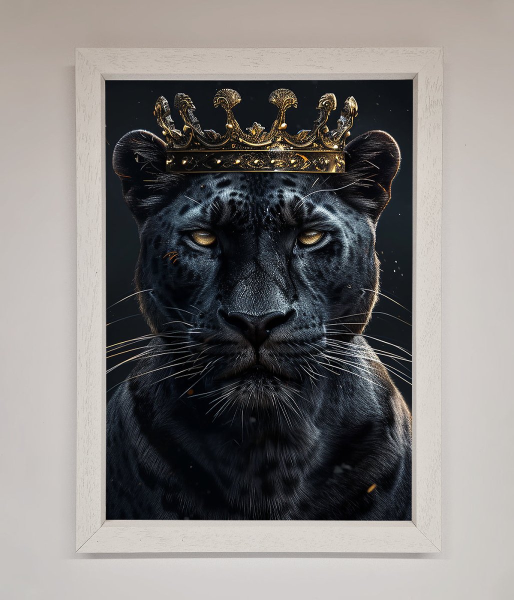 King Panther Framed Wall Art - Zestio