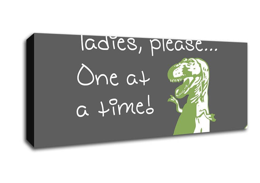 Ladies Please Canvas Wall Art - Zestio