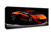 Lamborghini Aventador Orange Canvas Wall Art - Zestio