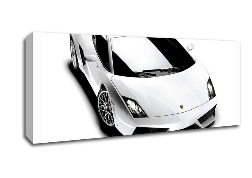 Lamborghini From Above Canvas Wall Art - Zestio