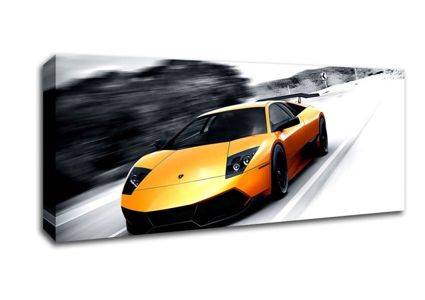 Lamborghini Murcielago Lp 670 4 Canvas Wall Art - Zestio