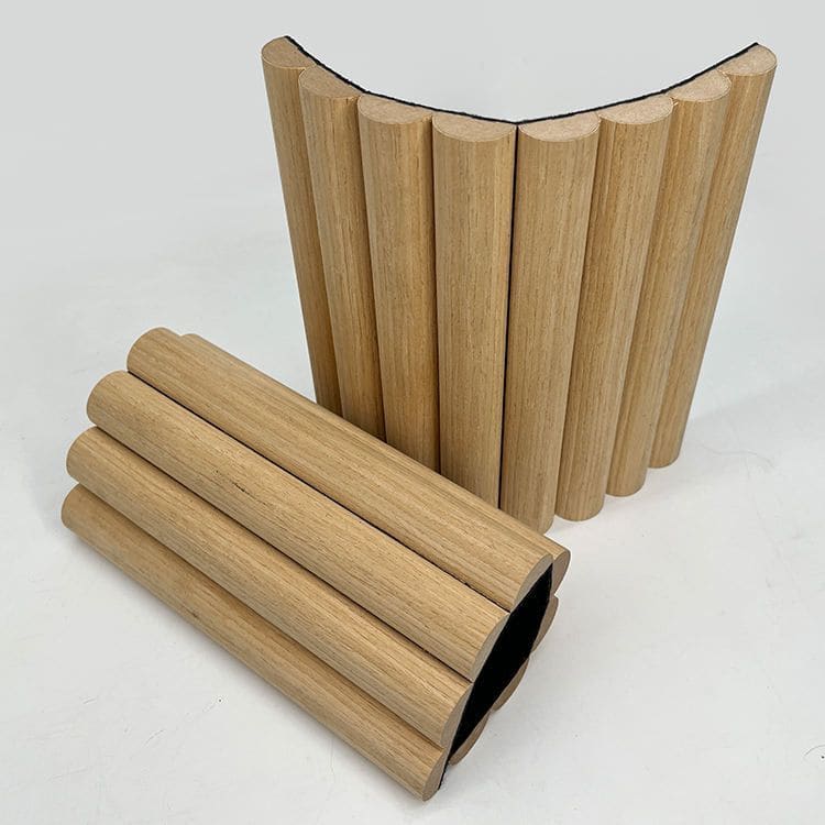 Large Fluted Wall Panels in Blue Maize - 240cm x 60cm - Zestio