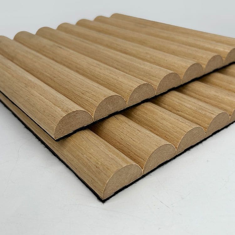 Large Fluted Wall Panels in Blue Maize - 240cm x 60cm - Zestio
