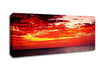 Lava Red Ocean Skies Canvas Wall Art - Zestio