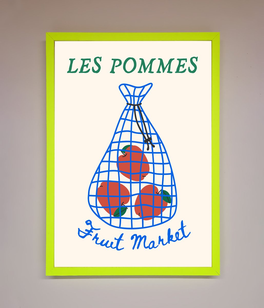 Les Pommes Framed Print - Zestio