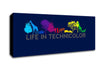 Life In Technicolor Canvas Wall Art - Zestio